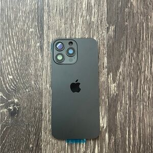 iPhone 16 Pro Max Back Glass Big Hole Replacement Part Assembly - Black